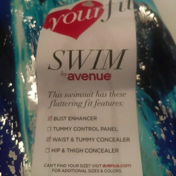 Avenue Swim top only. NWT - Picture 4 of 10